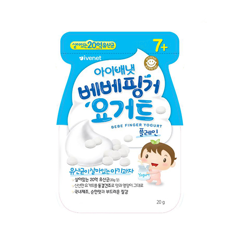 韩国艾唯倪贝贝酸奶溶溶果原味20g一袋
