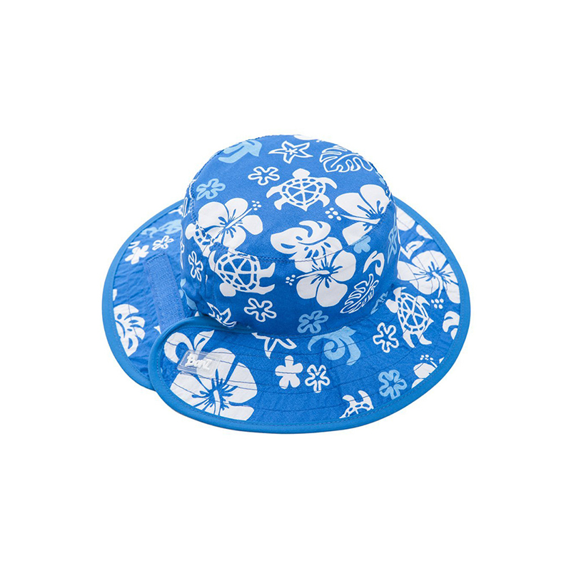 澳洲BANZ 宝宝防晒轻薄透气太阳帽 蓝色海龟0-2岁