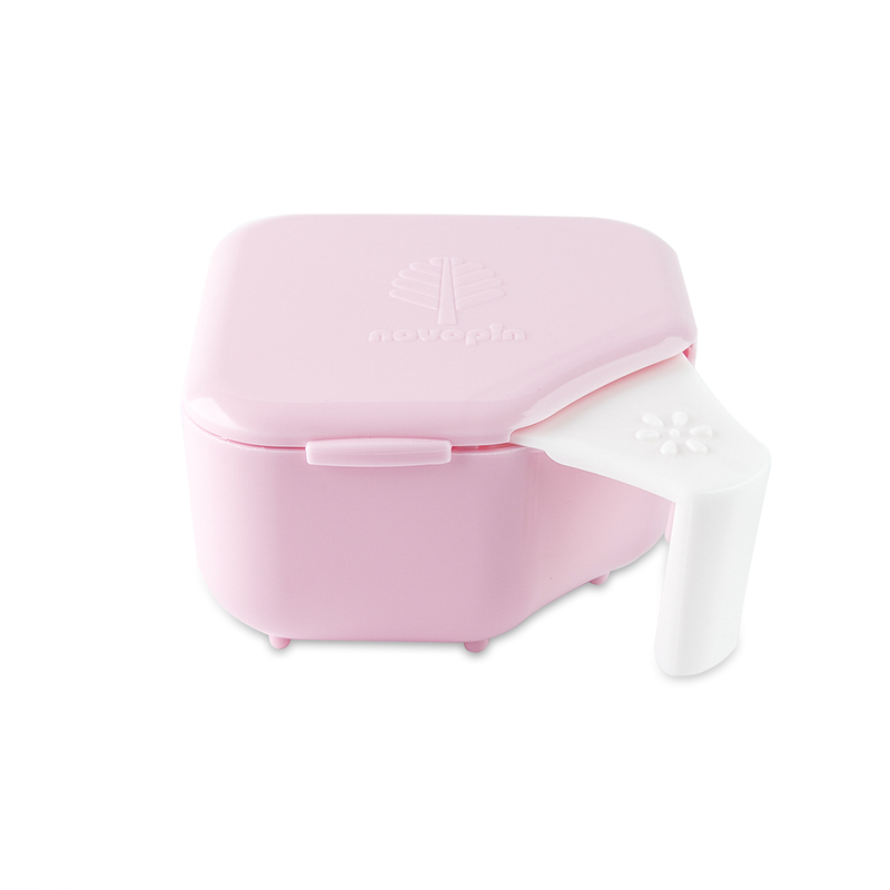 日本原产KOKUBO小久保假牙牙套清洗杯存放盒双层假牙杯粉色100g