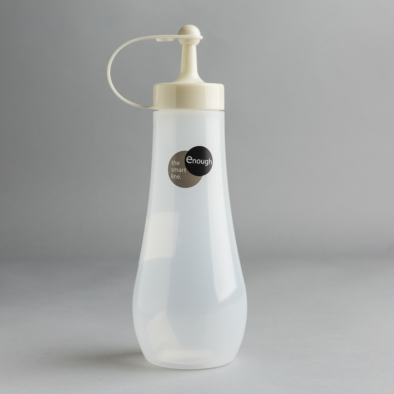 日本原产inomata带盖防漏沙拉酱瓶果酱瓶调味瓶油壶360ml   8.4×7.1×20.7㎝