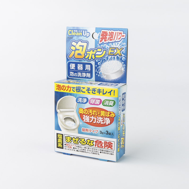 日本原产KOKUBO小久保强力马桶清洁剂(3片装）3g*3片