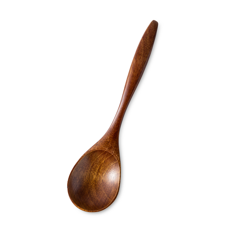 日本原产wakacho若兆 木制漆器楠木汤勺餐勺