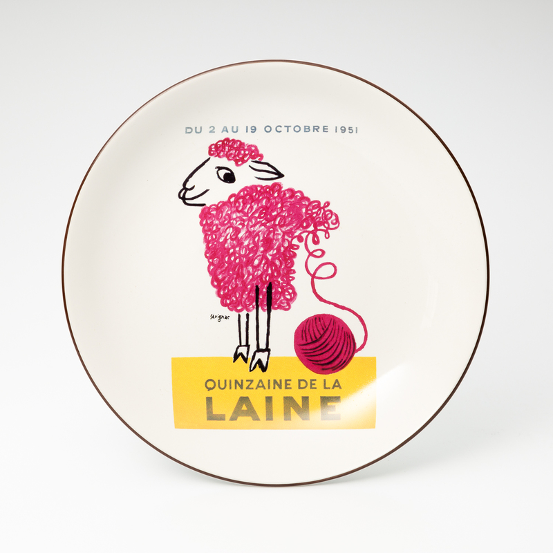 日本原产AITOsavignac系列美浓烧陶瓷餐碟美羊羊