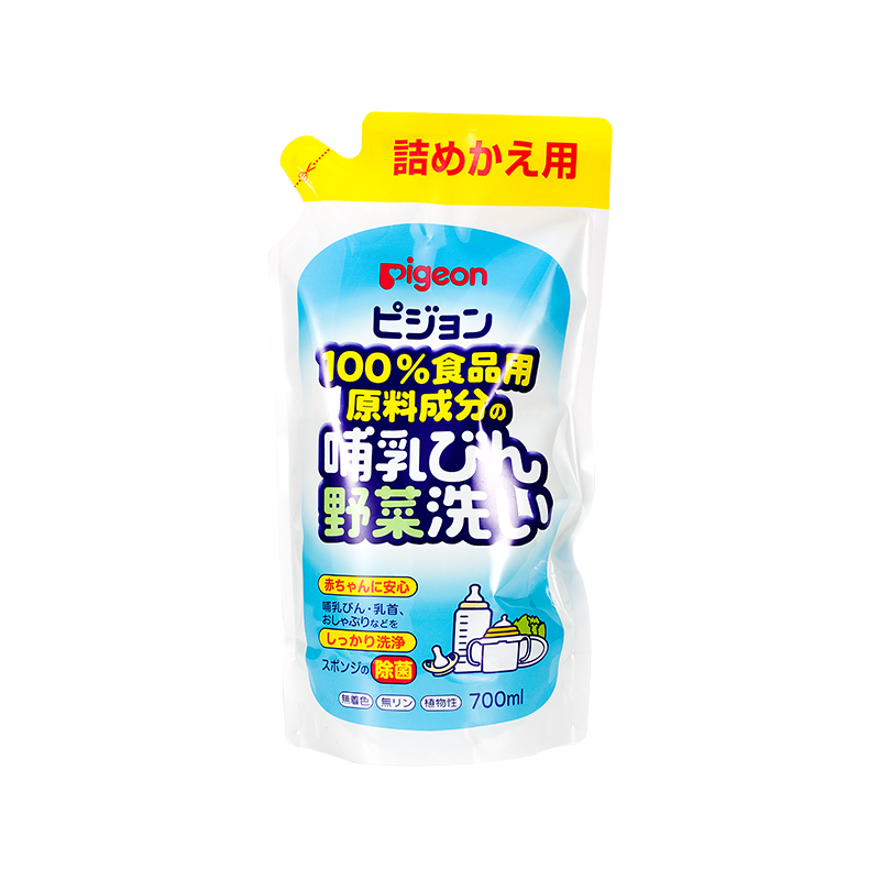 日本贝亲Pigeon 奶瓶果蔬清洗液替换装700ml