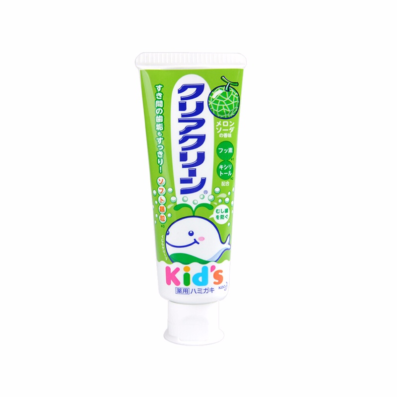 日本花王  防蛀护齿木糖醇儿童牙膏70g 哈密瓜味