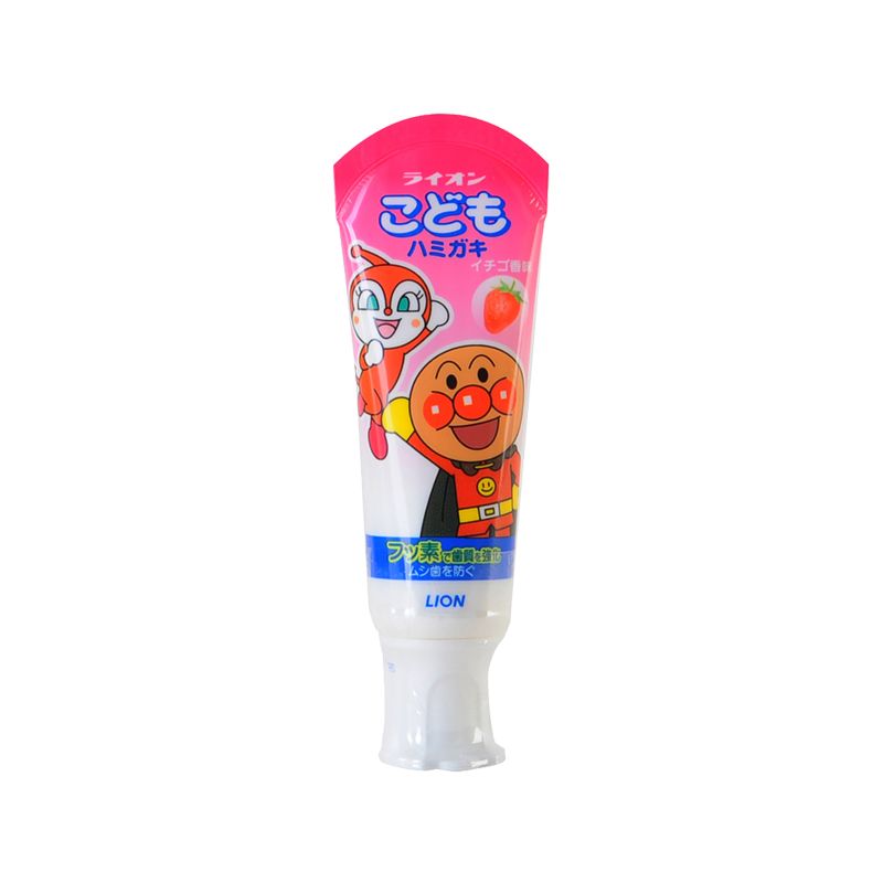 日本狮王Lion 面包超人牙膏 草莓味 40g