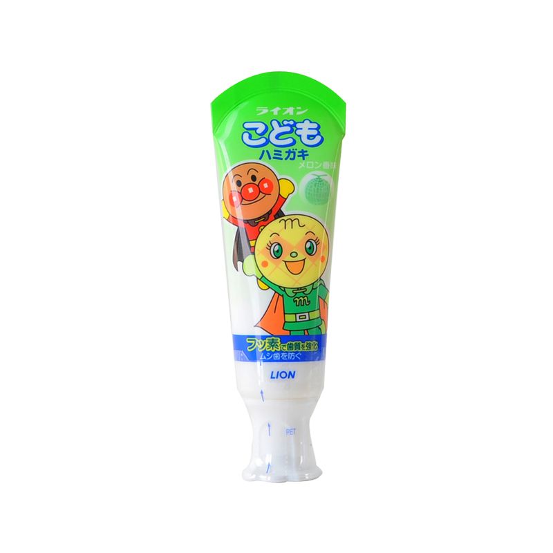 日本狮王Lion 面包超人牙膏 密瓜味 40g