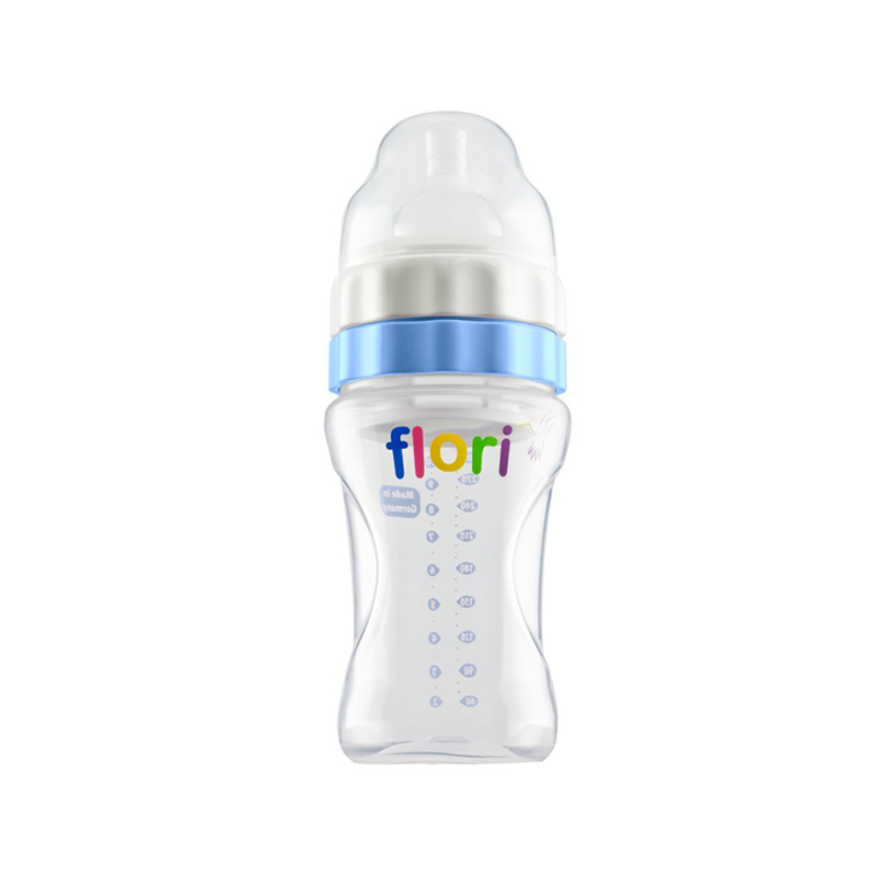 德国Flori儿童奶瓶（携带+冲泡）-蓝色