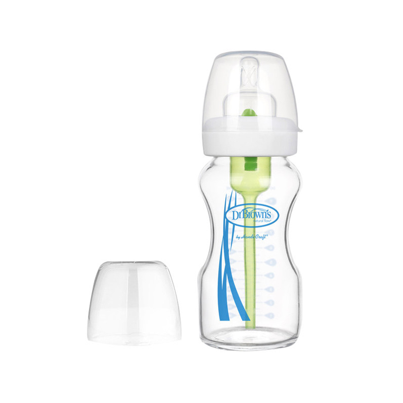 美国布朗博士爱宝选宽口玻璃奶瓶（欧洲版）270ml