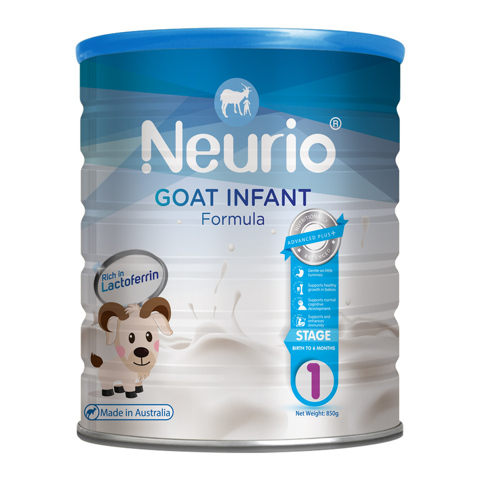 NEURIO纽瑞优婴幼儿配方羊奶粉1段850G/罐（含乳铁蛋白）