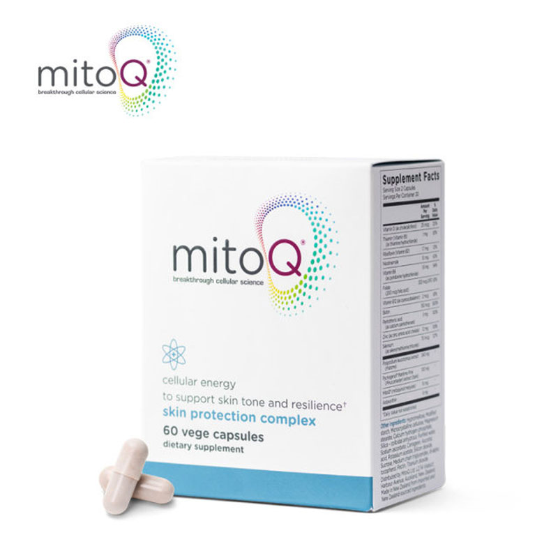 MitoQ 皓白胶囊（60粒）从细胞开始 为细胞增添保护伞改善肌肤瑕疵