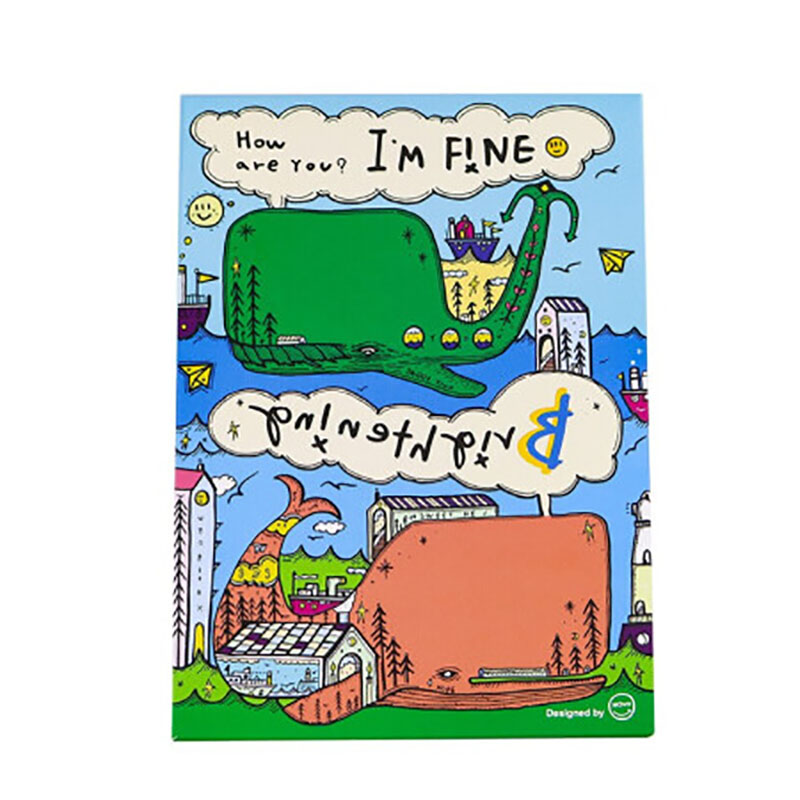 【韩国直邮】韩国 IMfine清潭洞小鲸鱼镁白提亮面膜 （绿色）10片/盒 B款