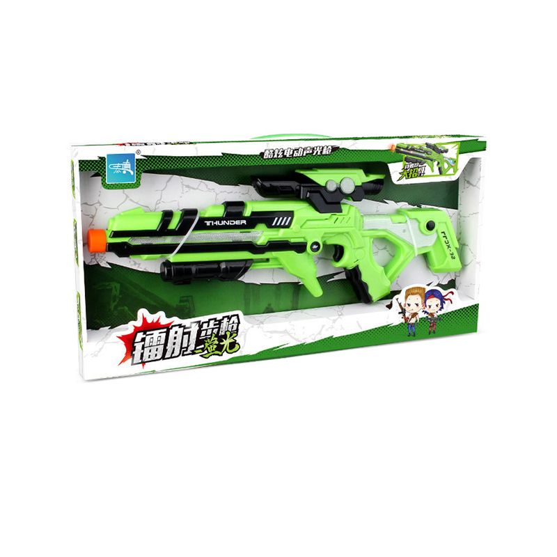 泰真镭射步枪-萤光电动声光玩具枪模型玩具泰真TZ-104